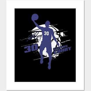 Steph Curry Golden State Silhouette Posters and Art